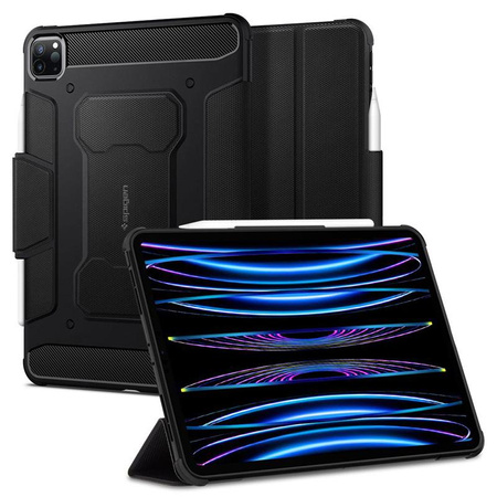 Spigen Rugged Armor Pro - Etui do iPad Pro 11” (2022-2020) (Czarny)