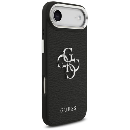 Guess Grained Big 4G Classic Logo - Etui iPhone Air (czarny)