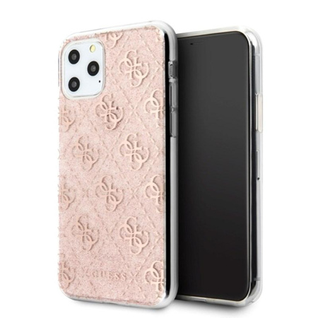 Guess 4G Glitter - Etui iPhone 11 Pro (Pink)