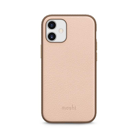 Moshi Overture - Etui 3w1 iPhone 12 Mini z kieszeniami na karty + stand up (system SnapTo) (Luna Pink)