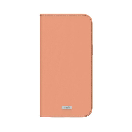 Moshi Overture MagSafe - Skórzane etui 3w1 z klapką iPhone 17 Pro Max (Misty Coral)