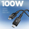 Spigen EB10010CC Essential - Kabel USB-C do USB-C PD 100W 1m (Czarny)