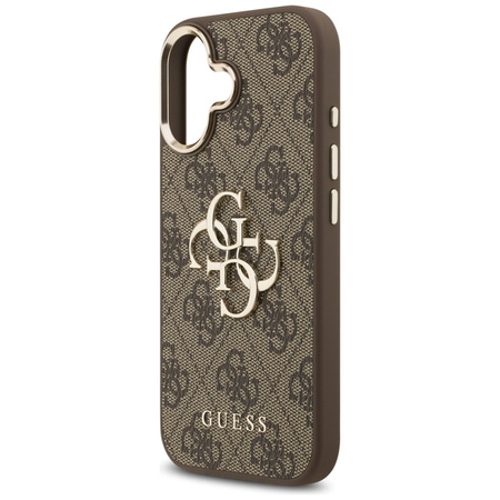 Guess 4G Big 4G Classic Logo - Etui iPhone 17 (brązowy / złoty)
