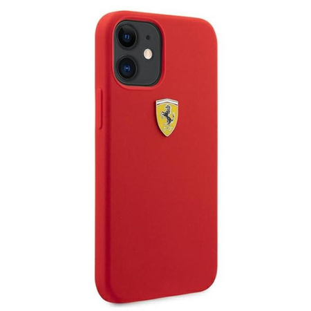 Ferrari On Track Silicone – Etui iPhone 12 mini (czerwony)