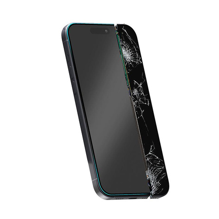 Crong Nano Glass - Niepękające szkło hybrydowe iPhone 16 / iPhone 15