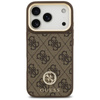 Guess 4G Strass Logo MagSafe - Etui iPhone 17 Pro (brązowy)