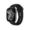 Crong Liquid - Pasek do Apple Watch 38/40/41/42 mm (czarny)