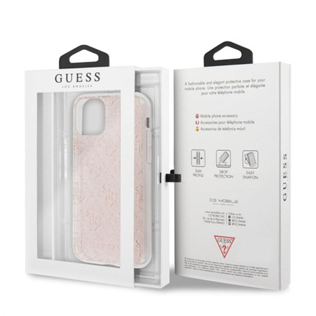 Guess 4G Glitter - Etui iPhone 11 (Pink)