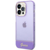 Guess Translucent - Etui iPhone 14 Pro Max (fioletowy)