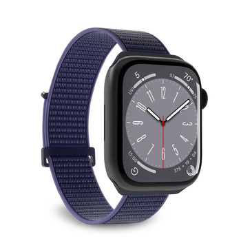 PURO Nylon Sport - Pasek do Apple Watch 44/45/46/49 mm (Granatowy)