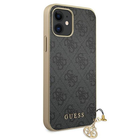 Guess 4G Charms Collection - Etui iPhone 12 mini (szary)