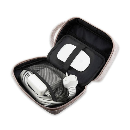 Guess 4G Printed Stripes Travel Universal Bag - Organizer na akcesoria (Różowy)