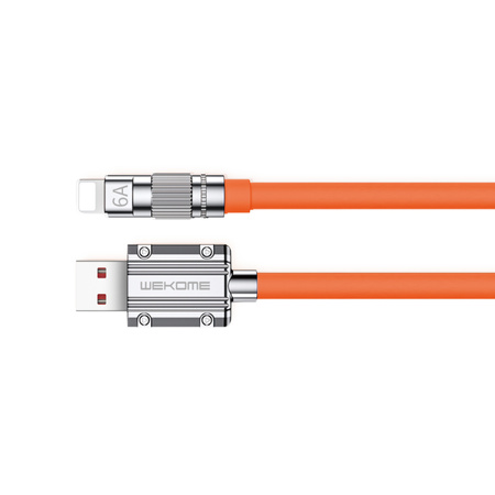 WEKOME WDC-186 Wingle Series - Kabel połączeniowy USB-A do Lightning Fast Charging 1 m (Pomarańczowy)