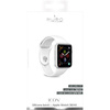 PURO ICON - Elastyczny pasek sportowy do Apple Watch 38/40/41 mm (S/M & M/L) (biały)