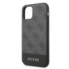 Guess 4G Bottom Stripe Collection - Etui iPhone 11 Pro Max (szary)