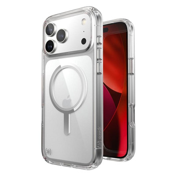 Speck Presidio Perfect Clear MagSafe - Etui iPhone 17 Pro Max (Clear / Silver)