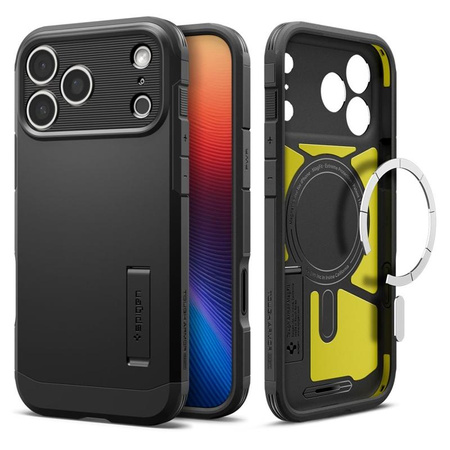 Spigen Tough Armor T Mag MagSafe - Etui do iPhone 17 Pro (Black)