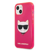 Karl Lagerfeld Choupette Head - Etui iPhone 13 (fluo różowy)