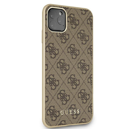Guess 4G Collection - Etui iPhone 11 Pro Max (brązowy)