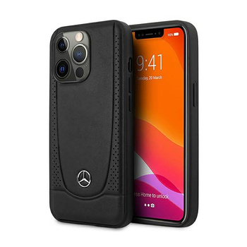 Mercedes Leather Urban Line - Etui iPhone 14 Pro Max (czarny)