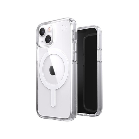 Speck Presidio Perfect-Clear + MagSafe – Etui iPhone 13 Mini z powłoką MICROBAN (Clear)