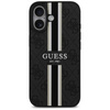 Guess 4G Printed Stripes MagSafe - Etui iPhone 17 (czarny)