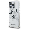 Karl Lagerfeld IML Sketched Graphic - Etui iPhone 16 Pro (przezroczysty)