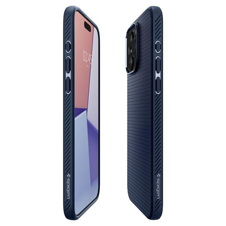 Spigen Liquid Air - Etui do iPhone 15 Pro Max (Navy Blue)
