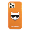 Karl Lagerfeld Choupette Head - Etui iPhone 12 Pro Max (fluo pomarańczowy)