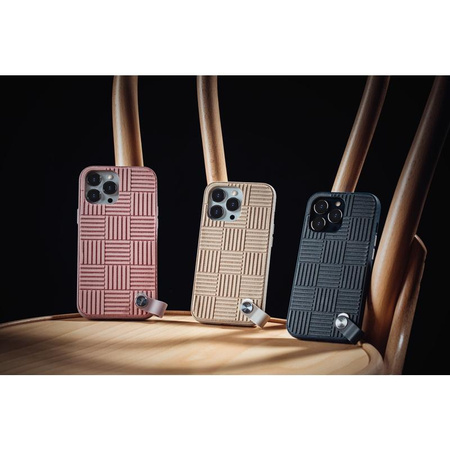 Moshi Altra - Etui z odpinaną smyczką iPhone 13 (antybakteryjne NanoShield™) (Pink)