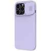 Nillkin CamShield Silky Magnetic - Etui Apple iPhone 13 Pro z osłoną aparatu (Misty Purple)