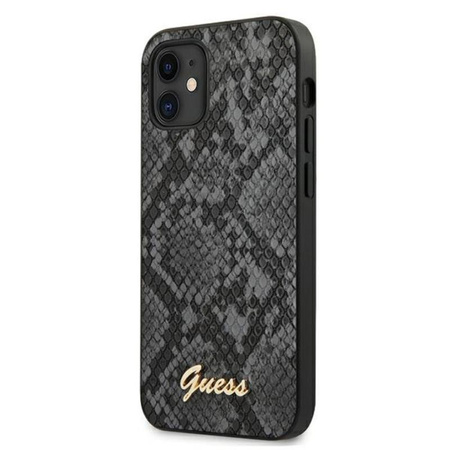 Guess Python Collection - Etui iPhone 12 mini (czarny)
