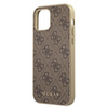 Guess 4G Collection - Etui iPhone 12 / iPhone 12 Pro (brązowy)
