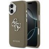 Guess Grained Big 4G Classic Logo - Etui iPhone 17 (brązowy)