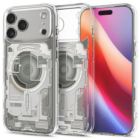 Spigen Ultra Hybrid Mag MagSafe - Etui do iPhone 17 Pro (Zero One Natural Titanium)