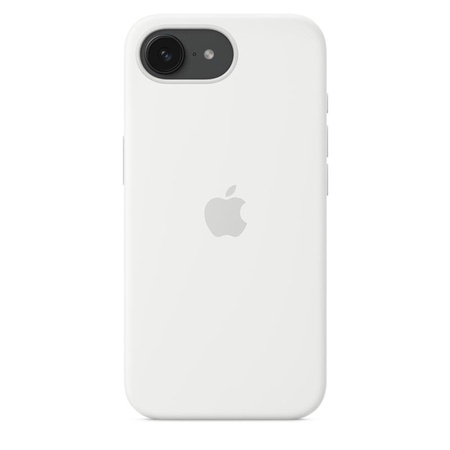 Apple Silicone Case - Silikonowe etui z MagSafe do iPhone 16e (biały)