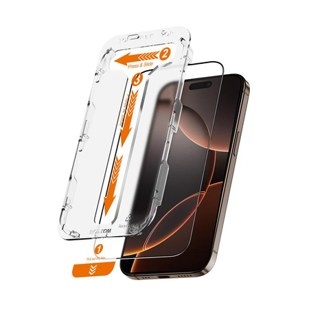 Crong EasyShield 2-Pack - Szkło hartowane iPhone 16 Pro Max (2 sztuki)