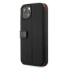 Ferrari Booktype On Track Carbon Stripe - Etui iPhone 13 (czarny)