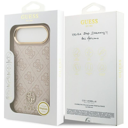 Guess 4G Strass Logo MagSafe - Etui iPhone Air (różowy)