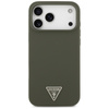 Guess Silicone Triangle Logo MagSafe - Etui iPhone 17 Pro Max (khaki)