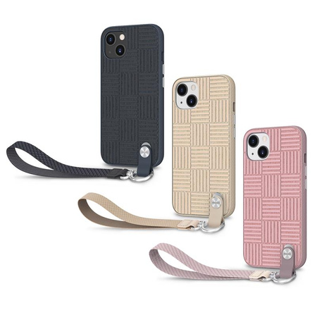 Moshi Altra - Etui z odpinaną smyczką iPhone 13 (antybakteryjne NanoShield™) (Pink)