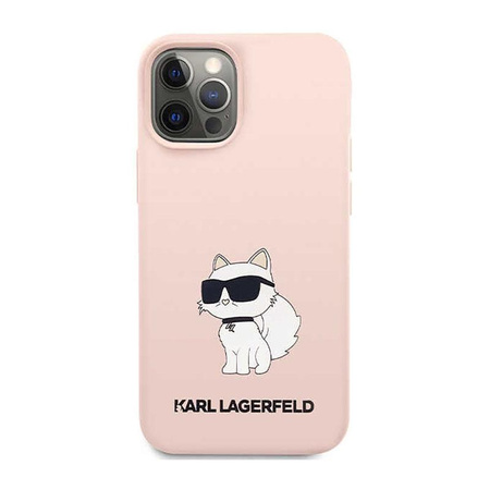 Karl Lagerfeld Silicone NFT Choupette - Etui iPhone 12 / iPhone 12 Pro (różowy)