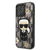 Karl Lagerfeld Iconic Karl Flower - Etui iPhone 13 Pro Max (szary)