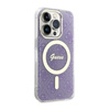 Guess 4G MagSafe - Etui iPhone 14 Pro (Purpurowy)