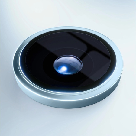 3mk HARDY Lens Protection Pro - Szkło na obiektyw aparatu iPhone 17 Pro / iPhone 17 Pro Max (Ocean Blue)