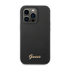 Guess Silicone Vintage - Etui iPhone 14 Pro Max (czarny)