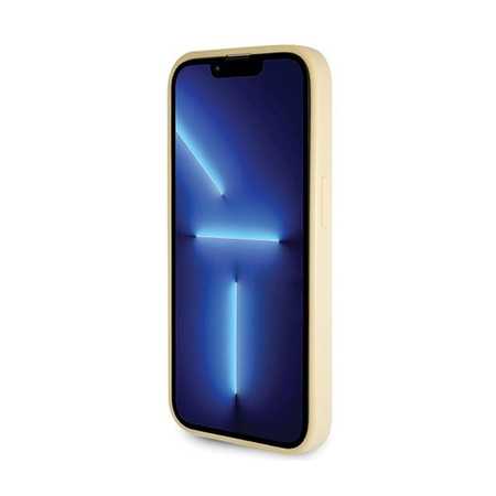 Guess Glitter Script Big 4G - Etui iPhone 14 Pro Max (złoty)