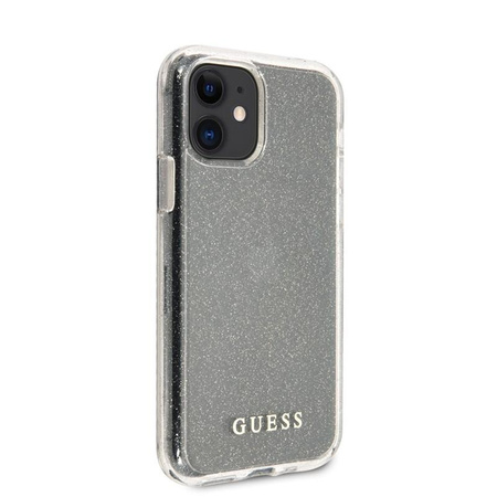 Guess Glitter Case - Etui iPhone 11 (Silver)