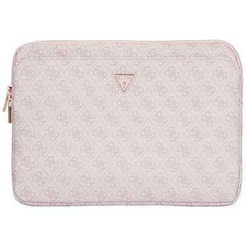 Guess 4G Zipper Pocket Triangle Logo Sleeve - Etui na notebooka 14" (różowy)
