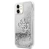Guess Liquid Glitter 4G Big Logo - Etui iPhone 11 (srebrny)
